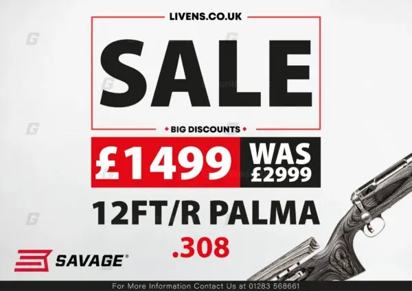 Savage Arms .308 Palma 12ft/r
