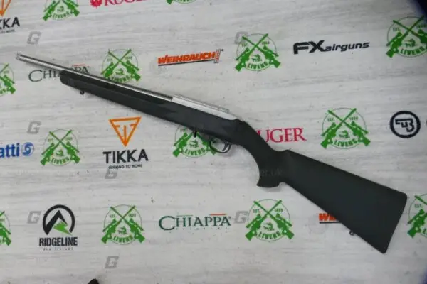 Ruger .22 Lr Hogue/Stainless - Image 4